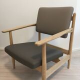 Fauteuil de salon vintage de Tchécoslovaquie des années 1960