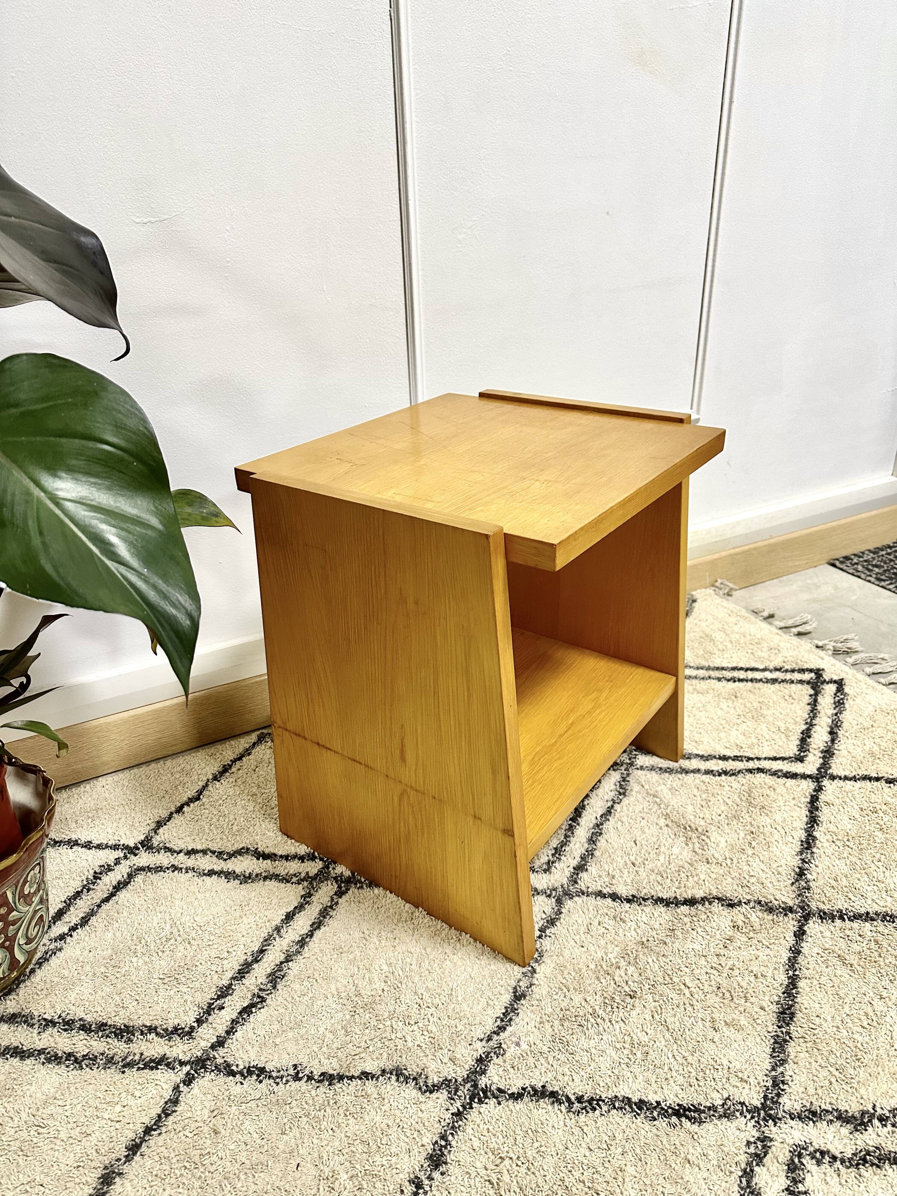 End of sofa or bedside table from the 50s