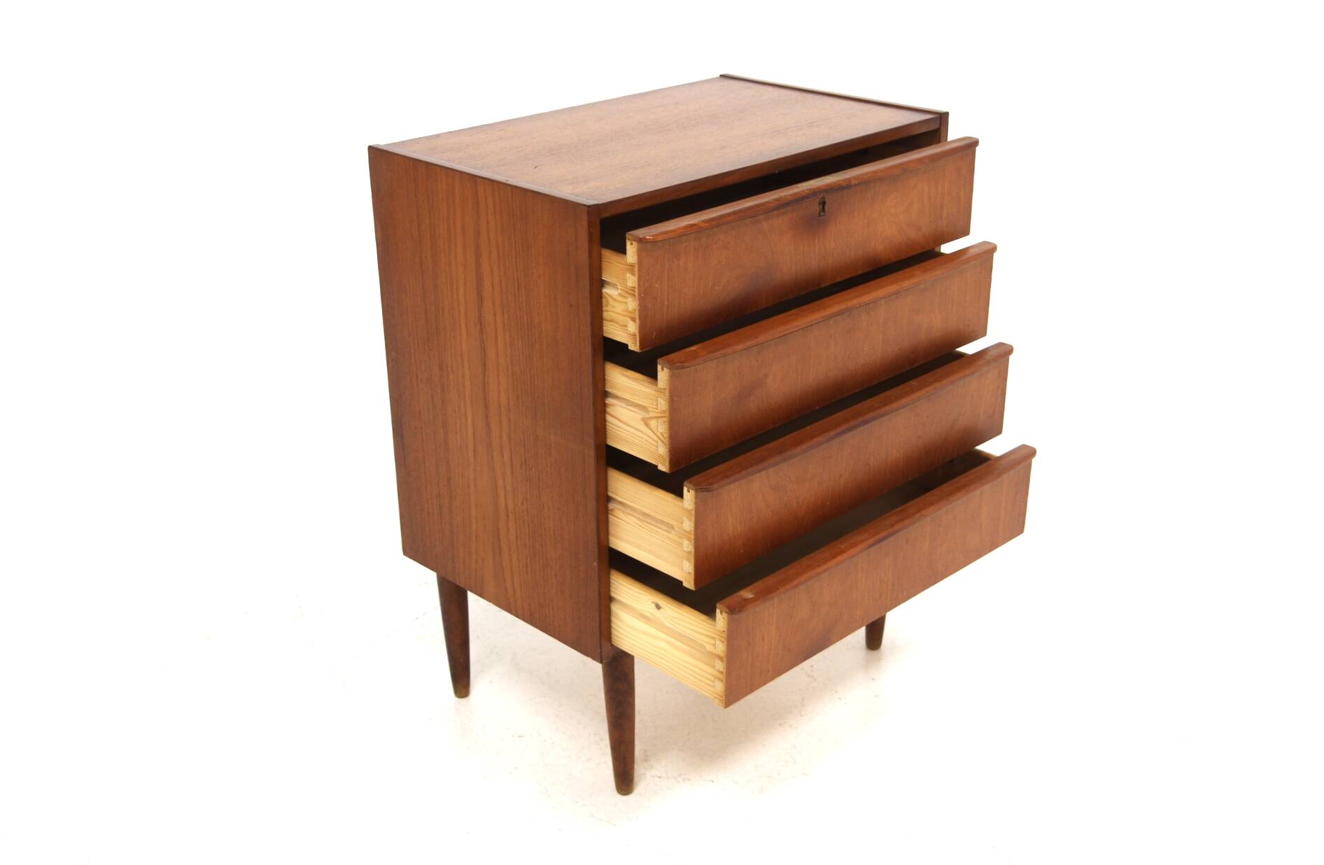 Scandinavian teak chest of drawers, Denmark, 1960