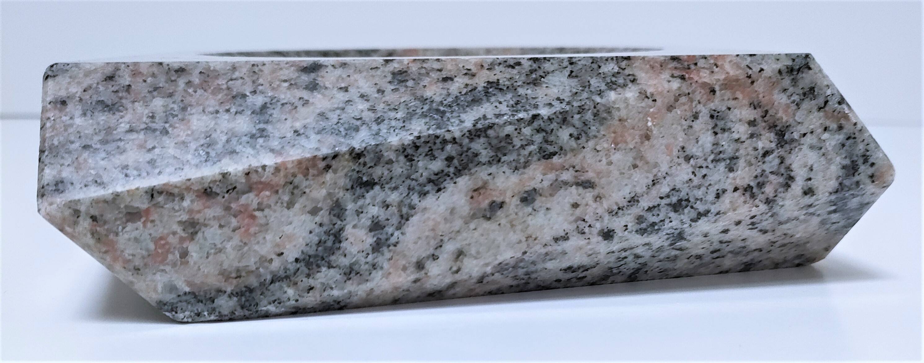 Pink granite pocket emptier from the 80s