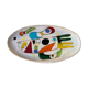 Enamelled ceramic dish MC Treinen Vallauris