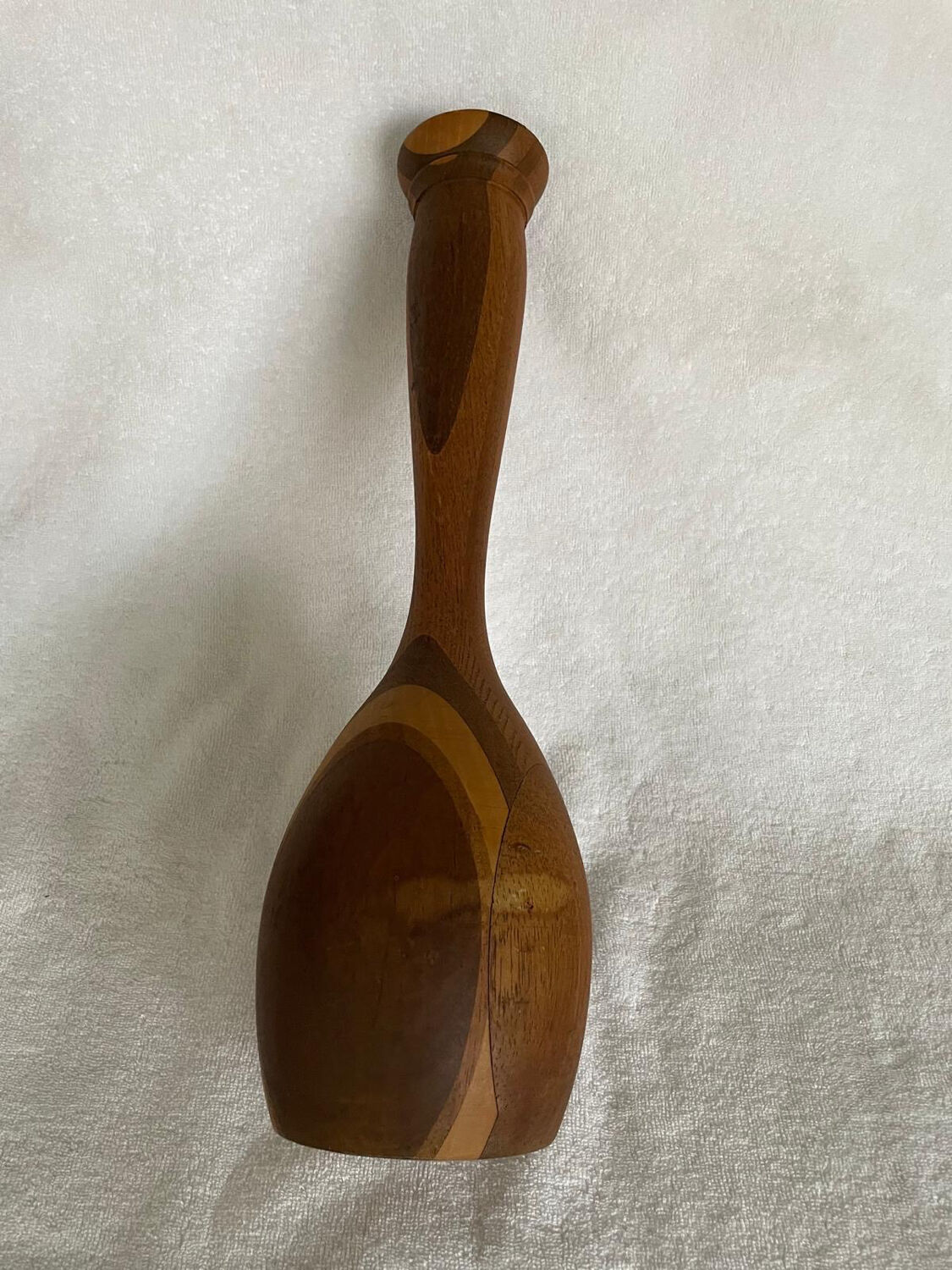 Decorative wooden vase.