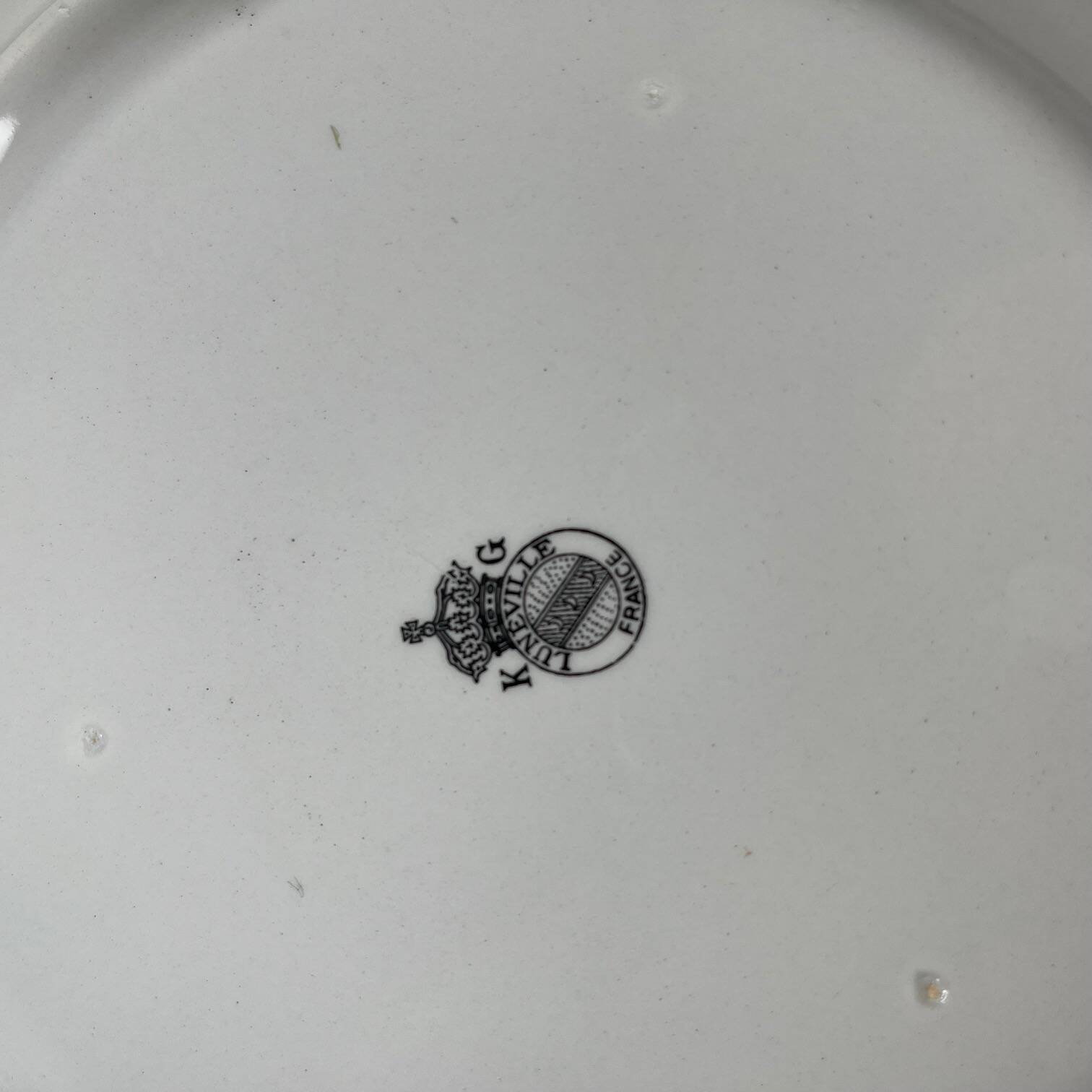 Dish with small handles KG Luneville – Réverbère model