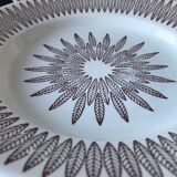 4 vintage hollow plates