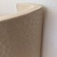 Matte glazed ceramic crocodile print wall light - French manufacture