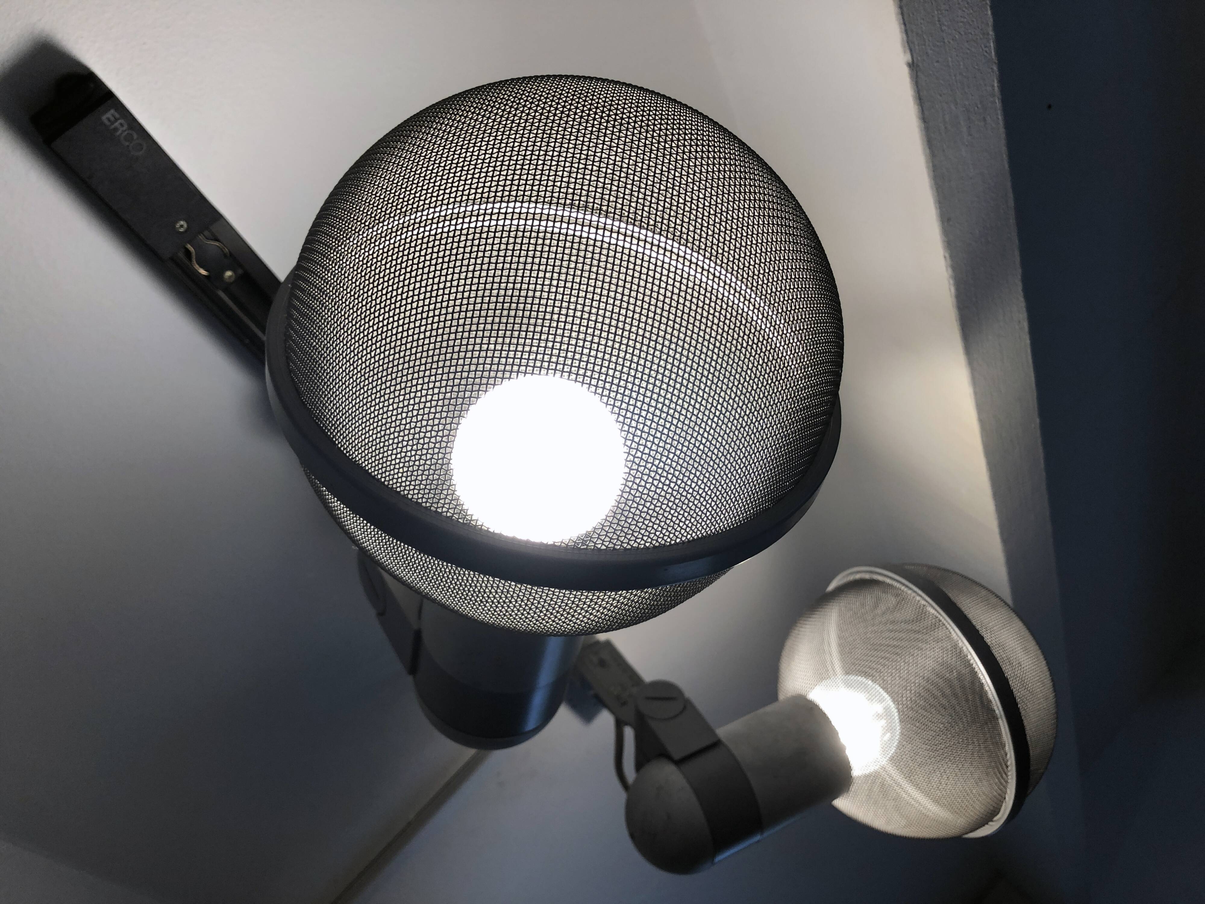 Vintage Track Ceiling Light • Micro Pin Spots • Erco • 1975