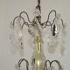 Lustre Rococo 8 lights in glass and antique bronze crystal 5199