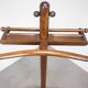 Vintage wooden clothes rack by TON, Czechoslovakia, circa 1960.