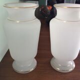 Pair of opaline vases