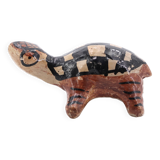 Moroccan Ideqqi ceramic turtle, 1970s