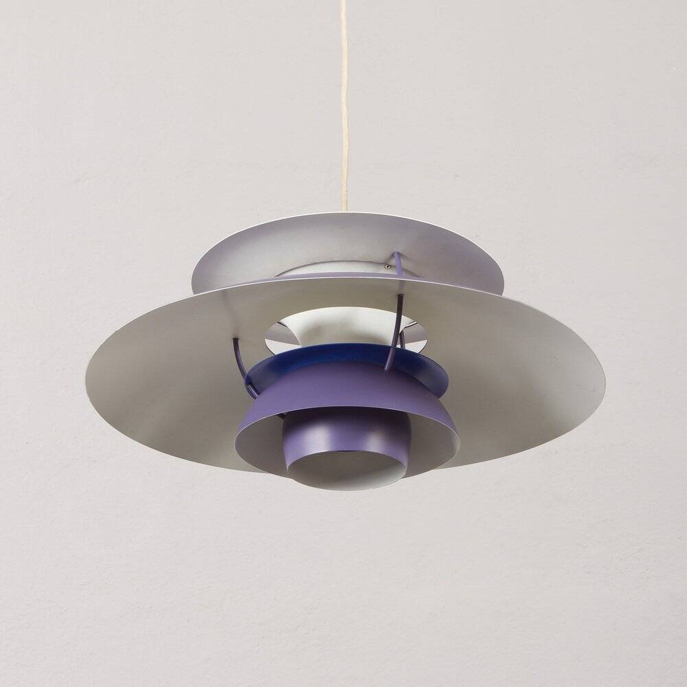 Purple PH5 pendant light POUL HENNINGSEN Aluminum DK
