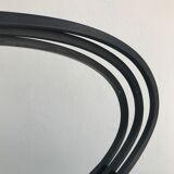 Lampe vague en bois courbé teinté noir, AB Design 1980