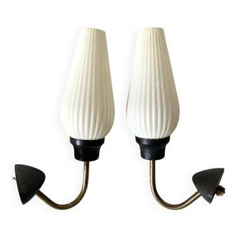 Pair of 1960s wall lights