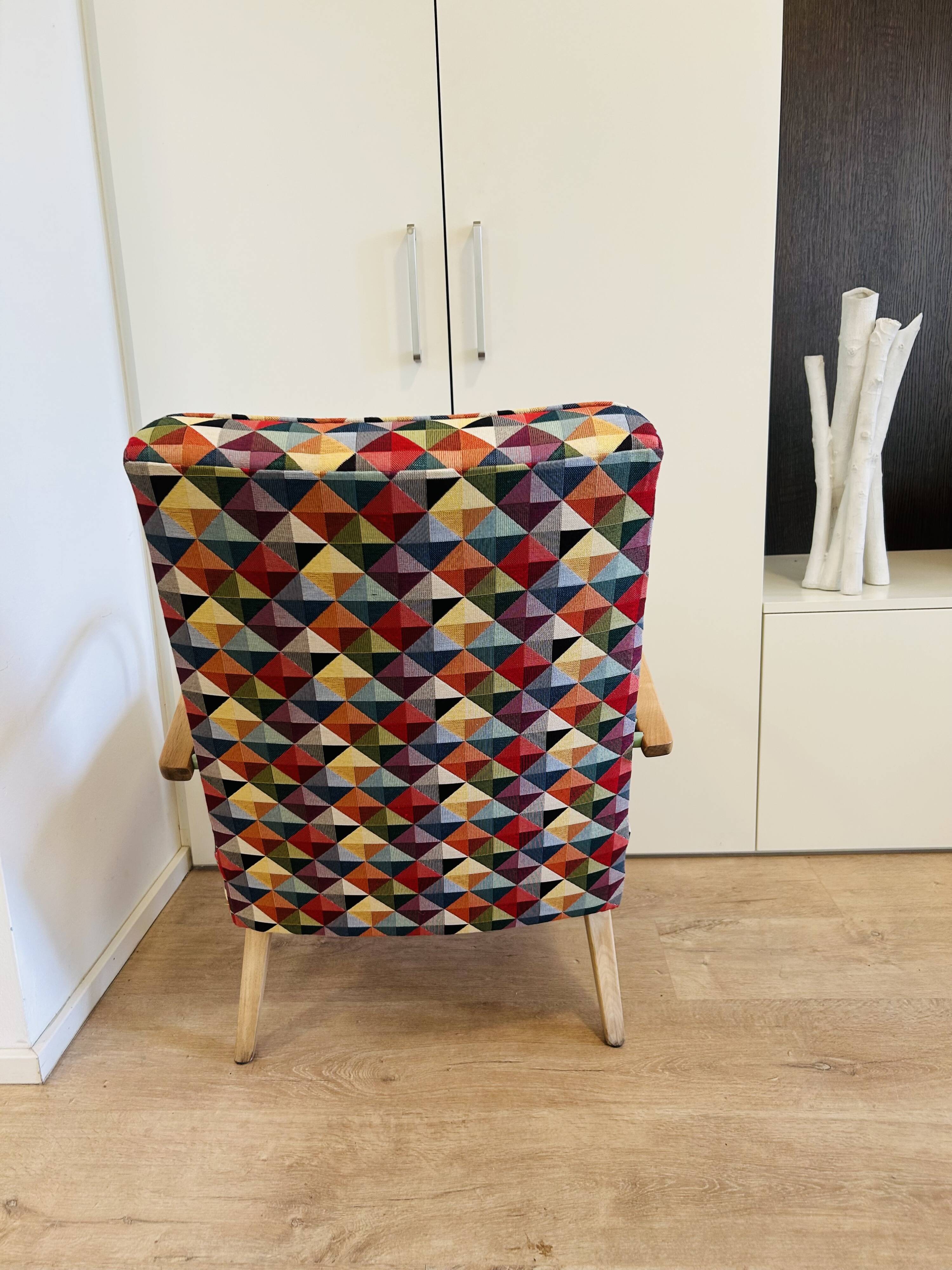Lounge Arm Chai by Jaroslav Šmidek for Ton, Czechoslovakia 1960’s