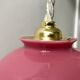 Suspension ball in opaline pink candy 50s