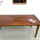 Oak dining table with tapered legs, 1970s.