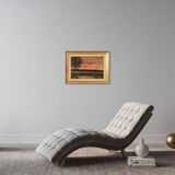 Italian landscape painting signed F. Rontini, 1940s