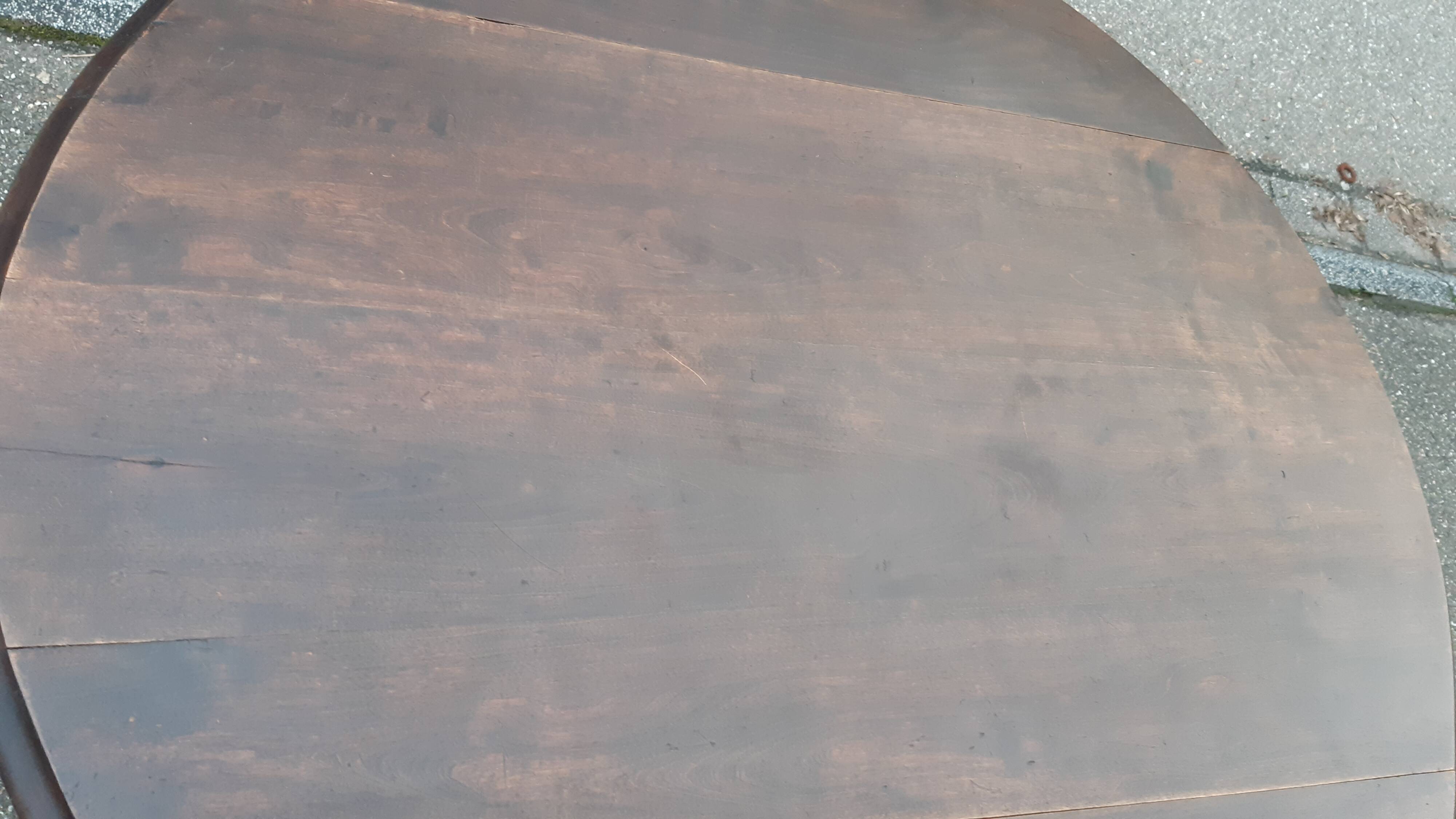 Table with fruit wood flaps, early 20th century