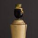 Vintage hand-carved wooden lamps by Mariano García
