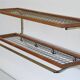 Shelf, vintage Scandinavian coat rack 1960