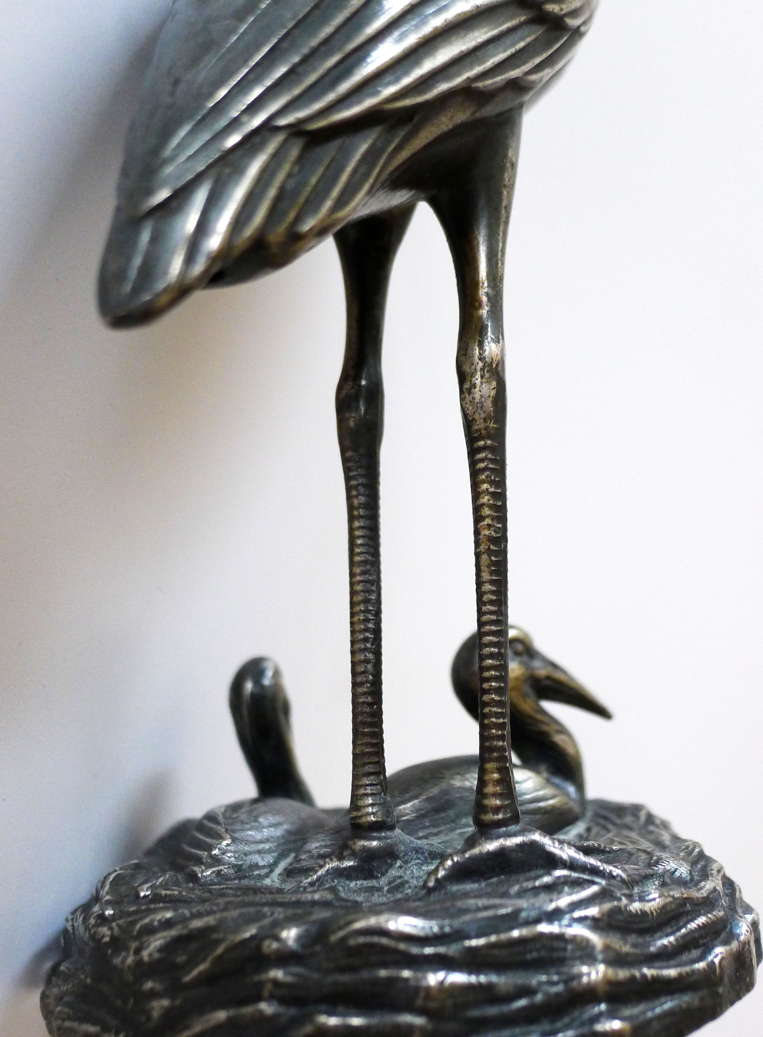 Metal stork
