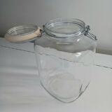 Glass jar or candy box 4,250 l made Italy