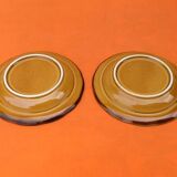 2 polylobed soup plates In the Haute-de-Provence earthenware style