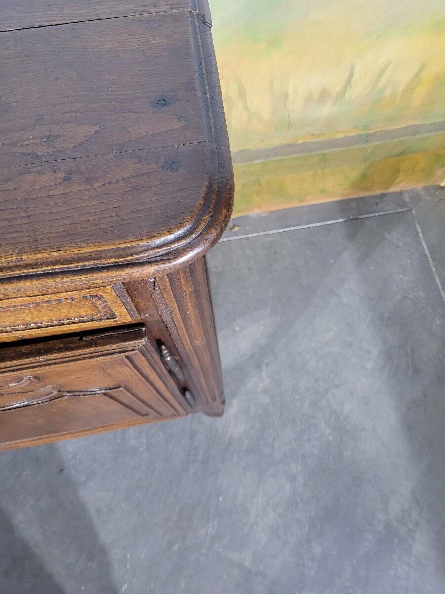 Carved buffet in solid oak