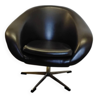 Fauteuil pivotant style années 70