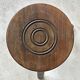 Antique turned wooden tripod stool