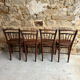 Lot de 4 chaises bistrot