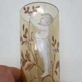 12 enamelled glasses, Mary Gregory, USA, 19th century