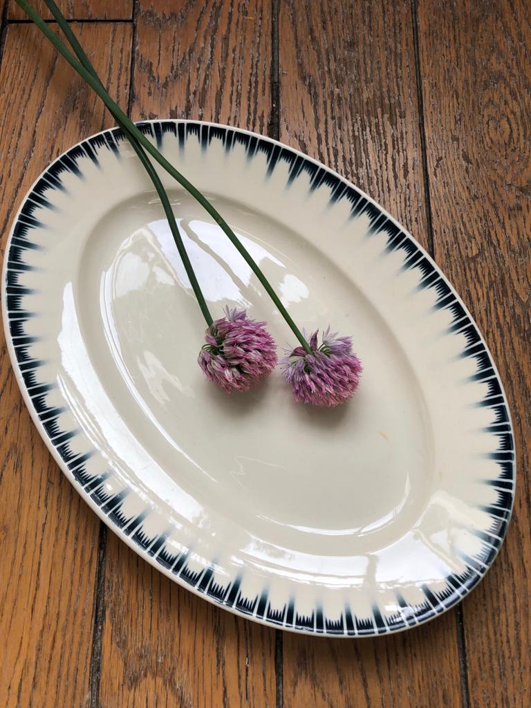 Plat de service oval Badonviller