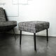 Armchair and ottoman designed by Paul Geoffroy, Airborne, France, 1960