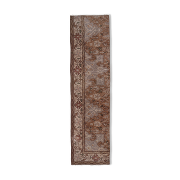 Turkish Oushak rug runner 62 x 238 cm