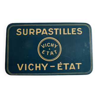 Boîte sur-pastilles Vichy Etat bleue