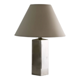 Italian design lamp in chrome ceramic