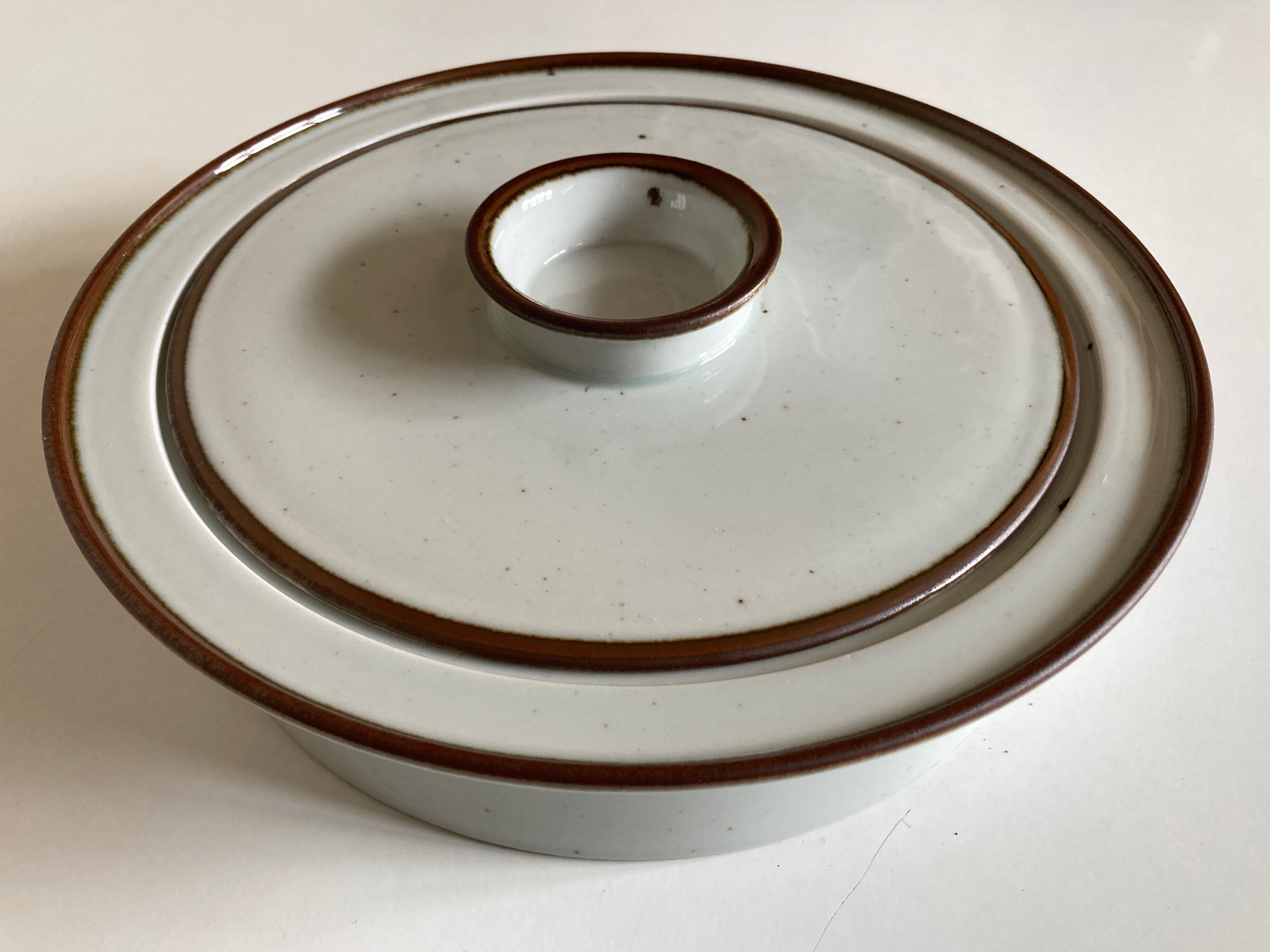 Plat couvert XXL Dansk Design grès 1970 Denmark