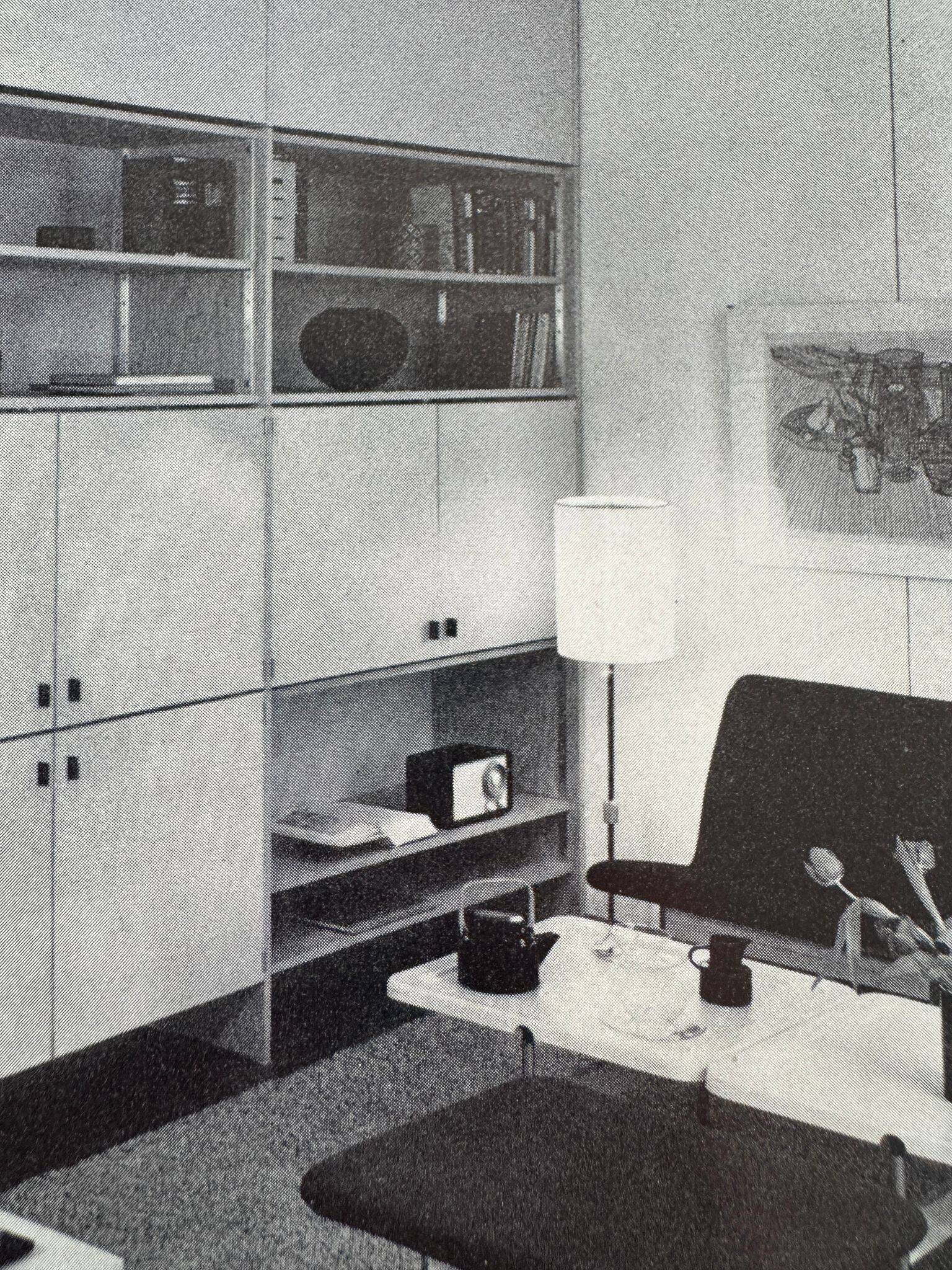 Height-adjustable floor lamp by Stiegler Marbach, 1960s.