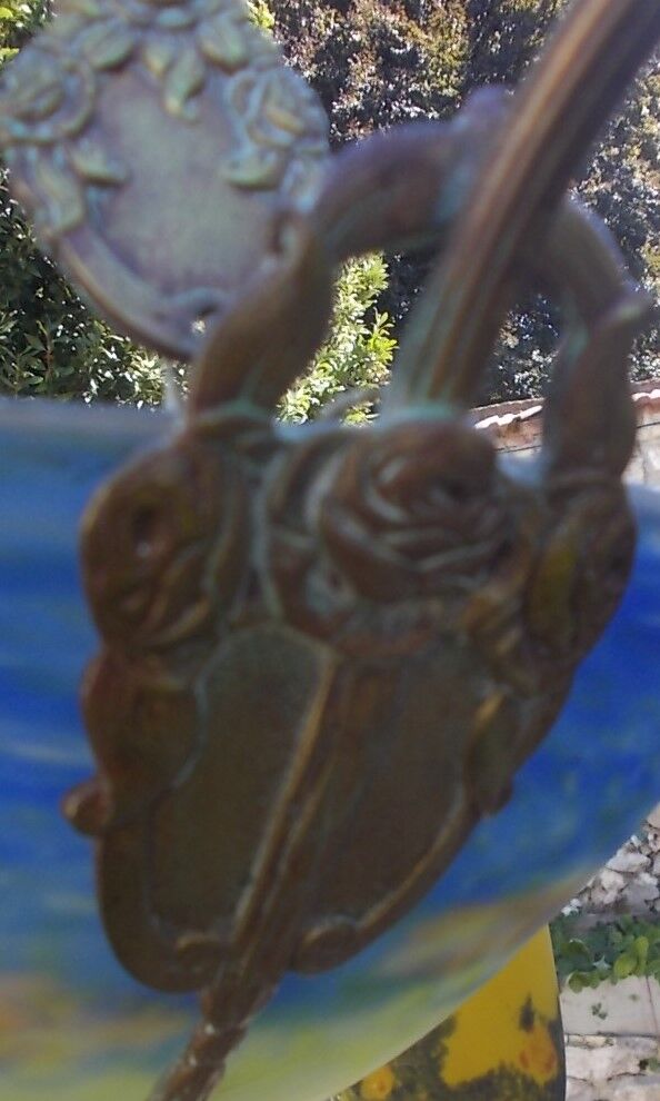 Art Deco chandelier in glass paste