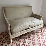 Louis XVI period two-seater sofa
