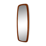 Mirror teak Scandinavian 30x76cm