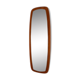 Mirror teak Scandinavian 30x76cm