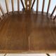 Mid century solid oak lyre-back Windsor armchair, 1960s