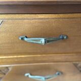 Commode semainier old era Art Deco in Walnut renovated