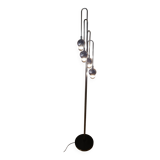 lampadaire chromée space age, 1960/70.   h 180x30