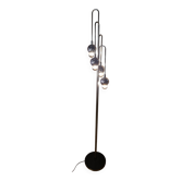 space age chrome floor lamp, 1960/70. h 180x30