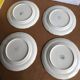 4 Villeroy and Boch cream white dessert plates