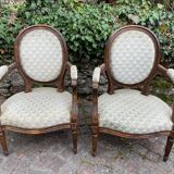Fauteuil ancien style Louis XVI
