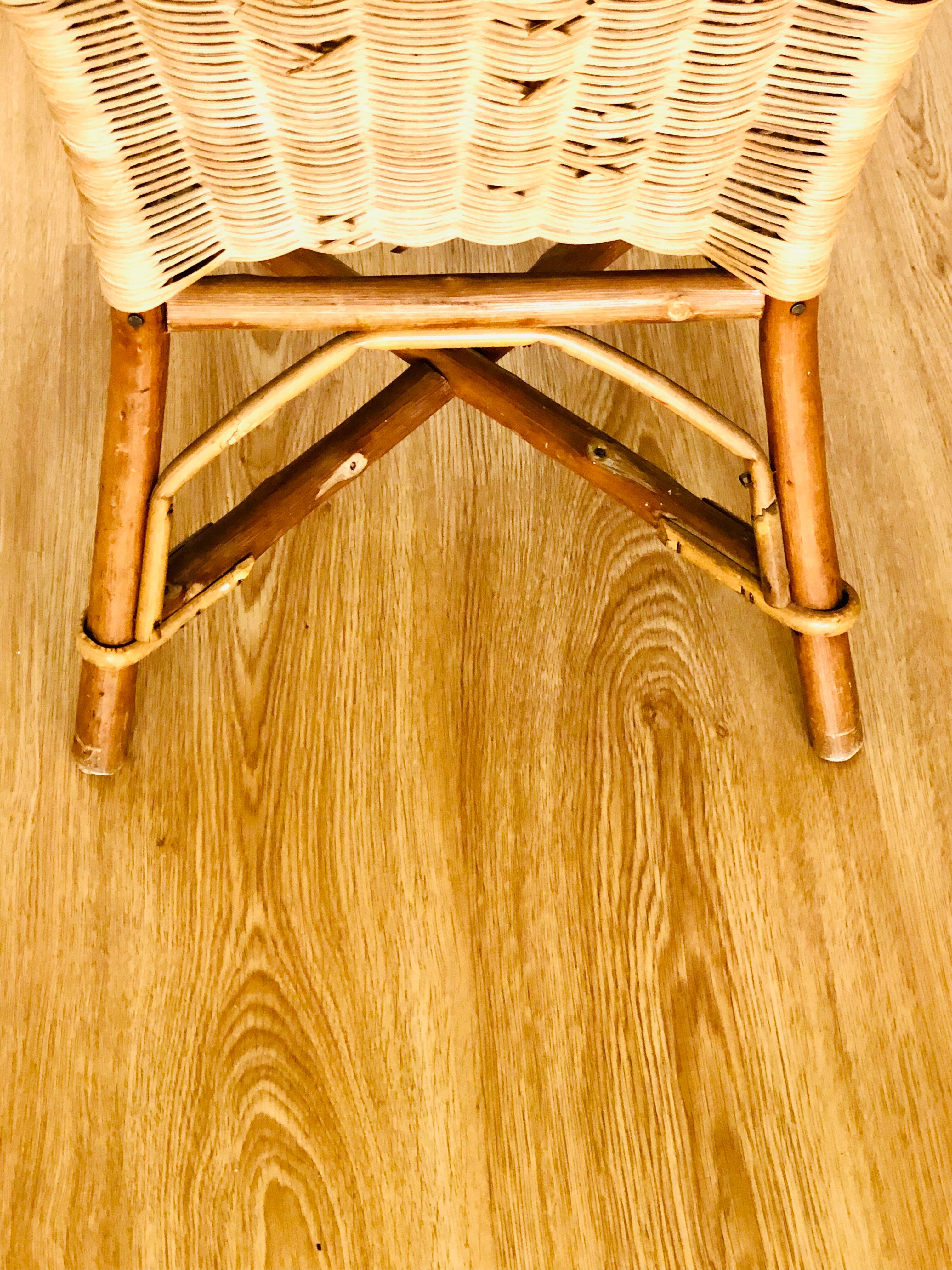 Rattan and wicker children's chair